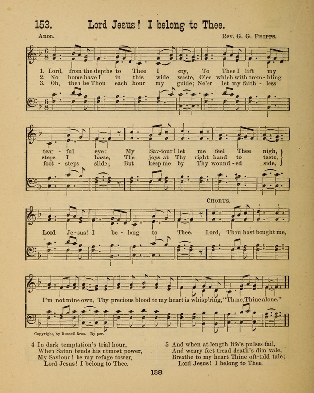 Augsburg Songs for Sunday Schools and other services page 138