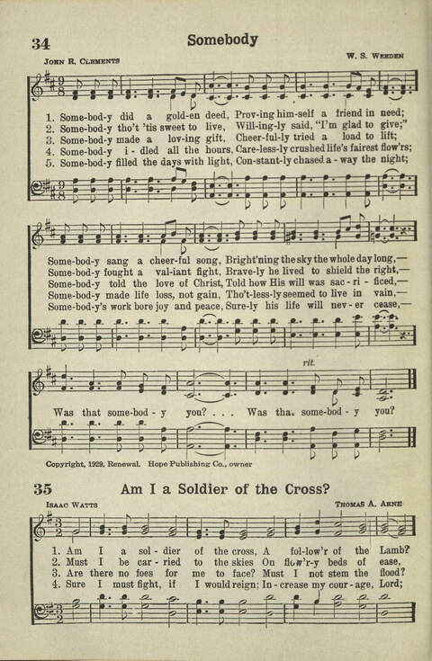 Abiding Songs: A special collection of standard hymns and gospel songs, long-cherished and forever abiding. Designed to generate wholesome, worshipful services of song among all organizations of ... page 32