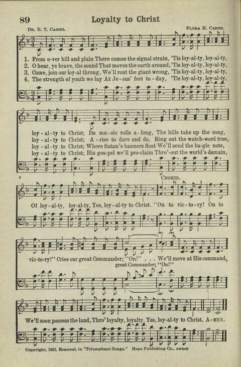 Abiding Songs: A special collection of standard hymns and gospel songs, long-cherished and forever abiding. Designed to generate wholesome, worshipful services of song among all organizations of ... page 80