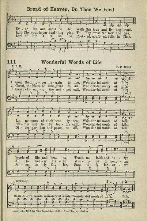 Abiding Songs: A special collection of standard hymns and gospel songs, long-cherished and forever abiding. Designed to generate wholesome, worshipful services of song among all organizations of ... page 97