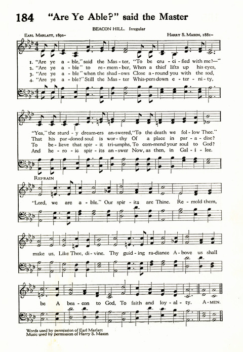 The Abingdon Song Book page 153