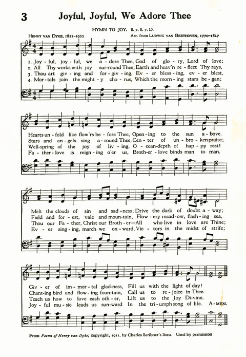 The Abingdon Song Book page 3