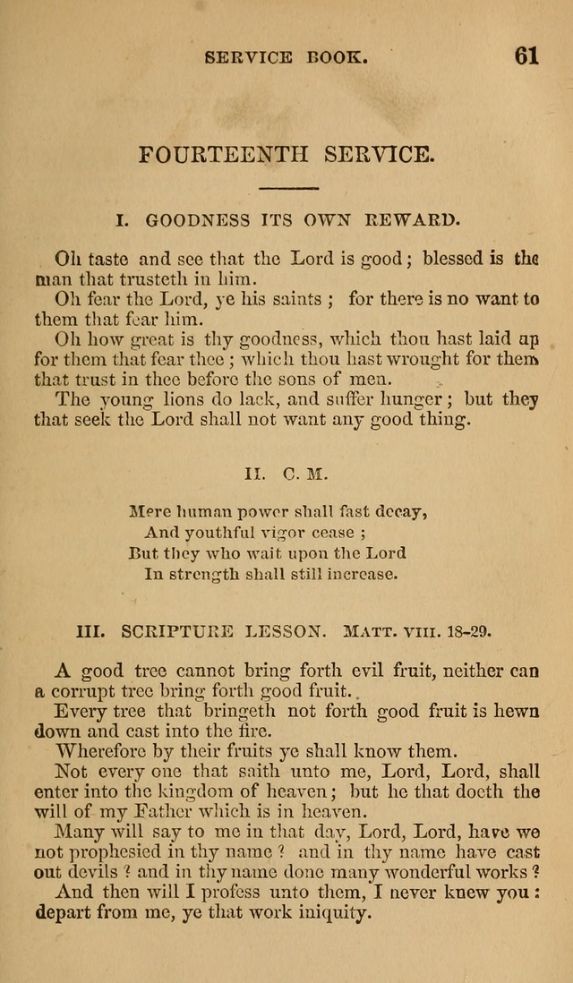 The Altar, a Service Book for Sunday Schools (New and Enl. Ed.) page 61