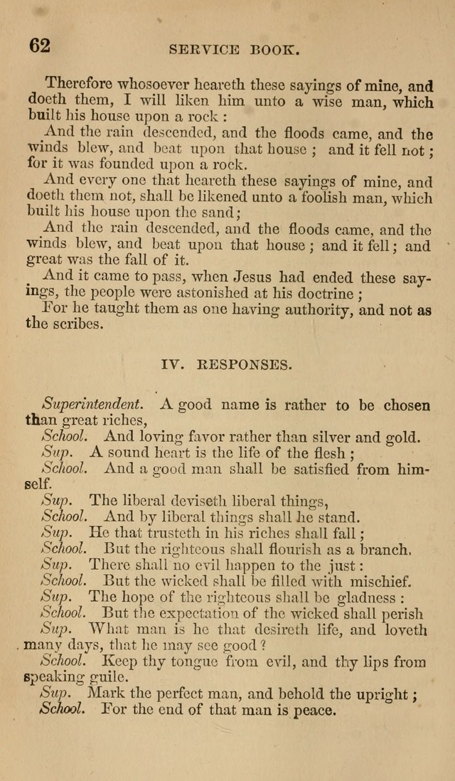 The Altar, a Service Book for Sunday Schools (New and Enl. Ed.) page 62
