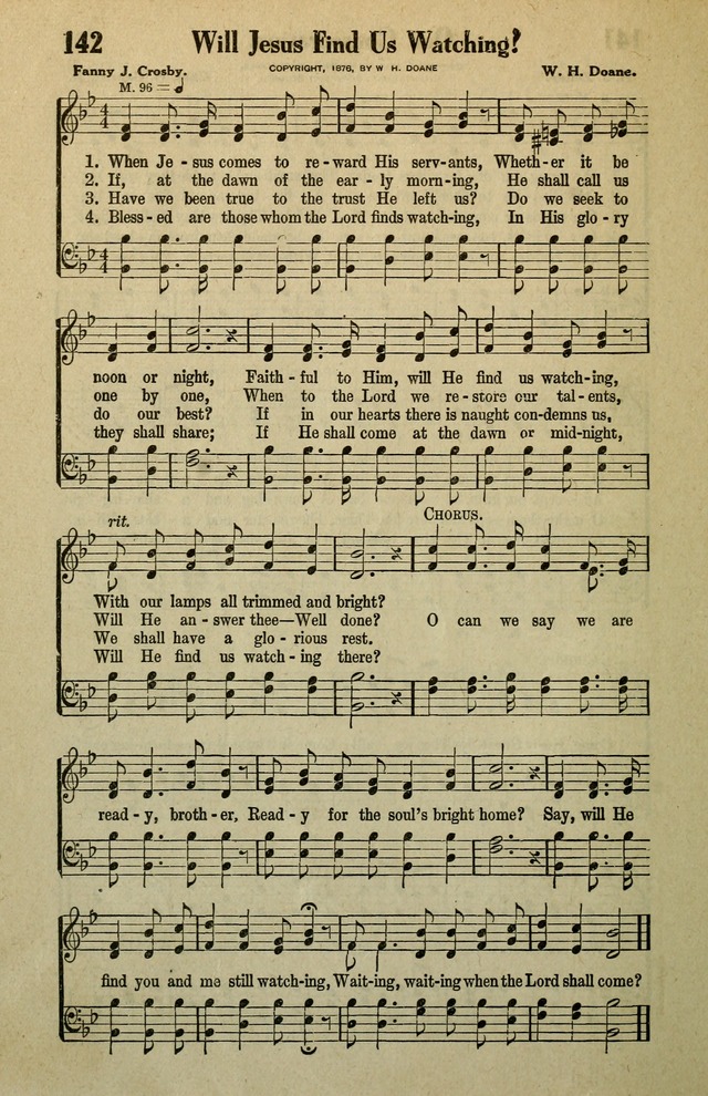 Awakening Songs for the Church, Sunday School and Evangelistic Services page 142
