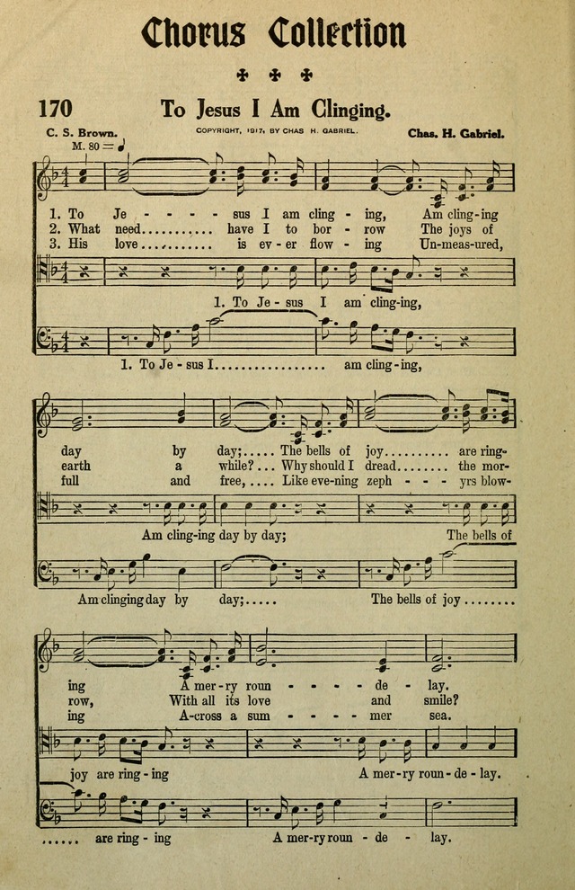 Awakening Songs for the Church, Sunday School and Evangelistic Services page 170