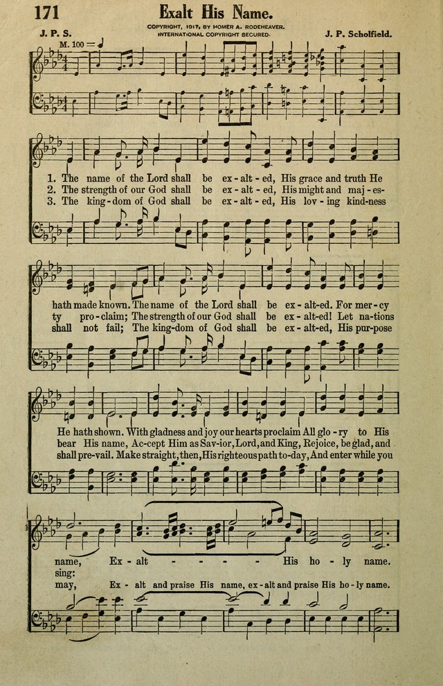 Awakening Songs for the Church, Sunday School and Evangelistic Services page 172