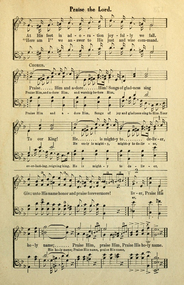 Awakening Songs for the Church, Sunday School and Evangelistic Services page 175