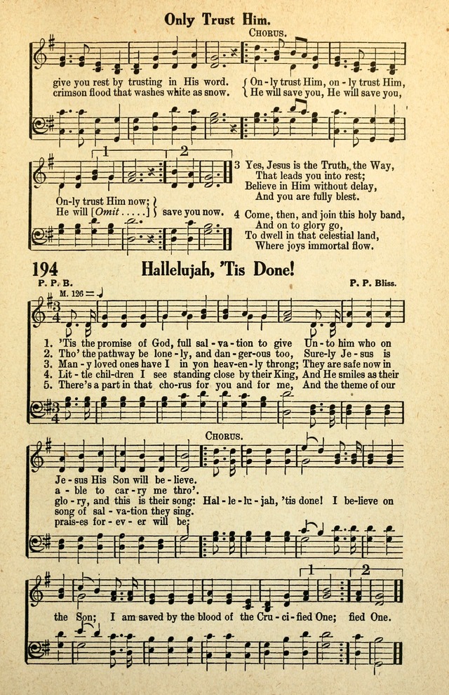 Awakening Songs for the Church, Sunday School and Evangelistic Services page 199