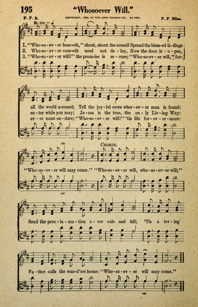 Awakening Songs for the Church, Sunday School and Evangelistic Services page 200