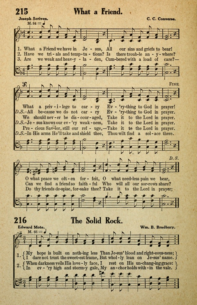 Awakening Songs for the Church, Sunday School and Evangelistic Services page 216