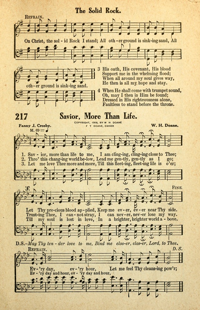 Awakening Songs for the Church, Sunday School and Evangelistic Services page 217
