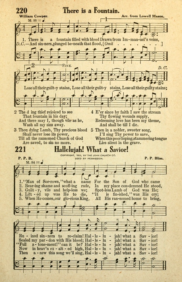 Awakening Songs for the Church, Sunday School and Evangelistic Services page 219