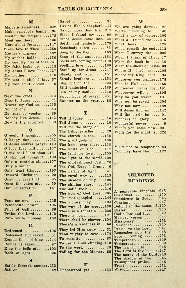Awakening Songs for the Church, Sunday School and Evangelistic Services page 251
