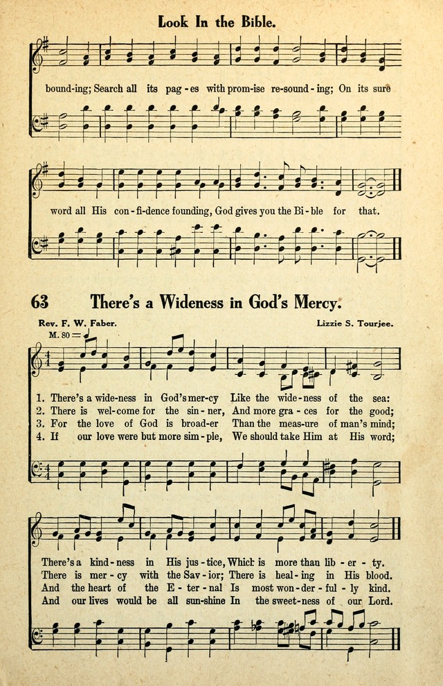 Awakening Songs for the Church, Sunday School and Evangelistic Services page 63