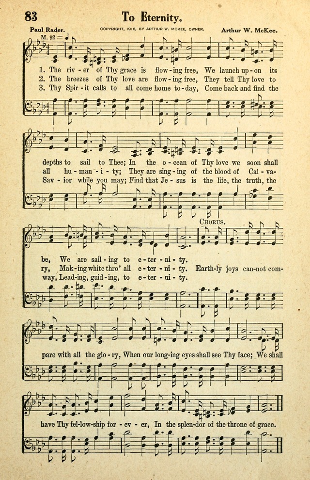 Awakening Songs for the Church, Sunday School and Evangelistic Services page 83