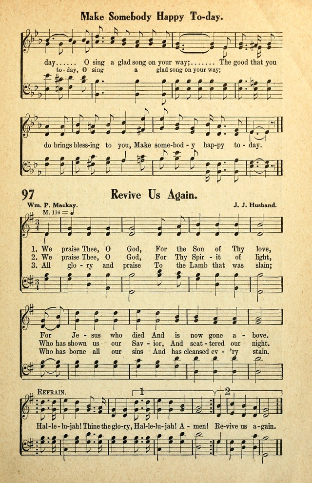 Awakening Songs for the Church, Sunday School and Evangelistic Services page 97