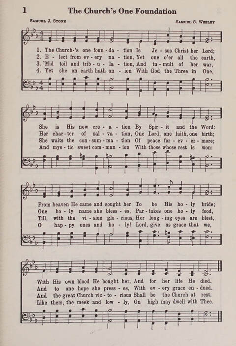 The American Service Hymnal: a collection of the great hymns and gospel songs, new and old, whose melodies and truths will meet the needs of all churches page 1