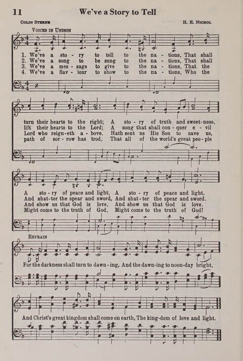 The American Service Hymnal: a collection of the great hymns and gospel songs, new and old, whose melodies and truths will meet the needs of all churches page 10