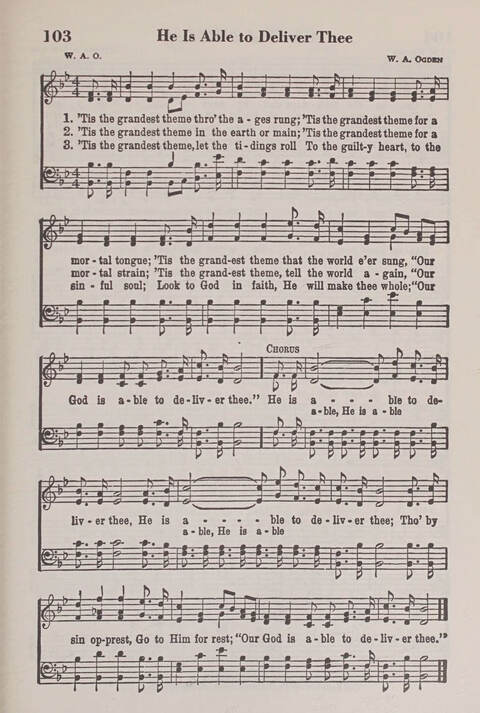 The American Service Hymnal: a collection of the great hymns and gospel songs, new and old, whose melodies and truths will meet the needs of all churches page 101