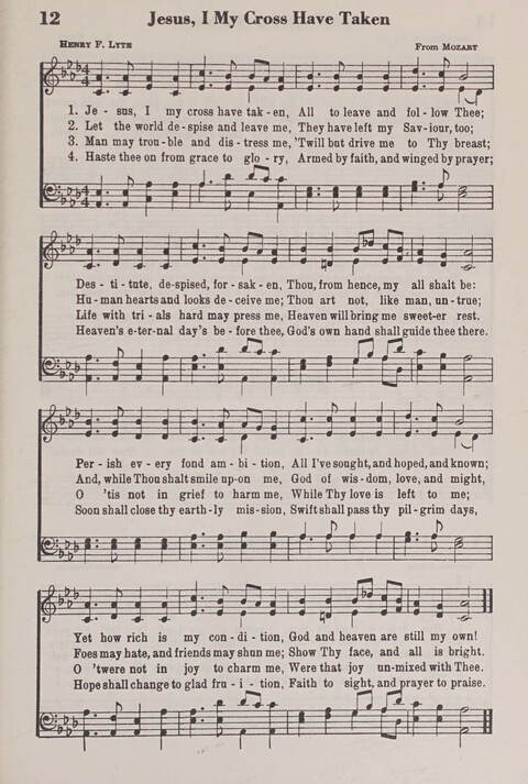 The American Service Hymnal: a collection of the great hymns and gospel songs, new and old, whose melodies and truths will meet the needs of all churches page 11