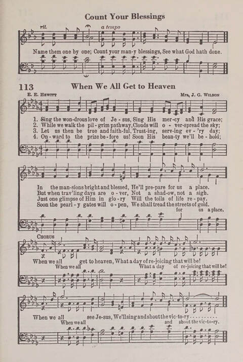 The American Service Hymnal: a collection of the great hymns and gospel songs, new and old, whose melodies and truths will meet the needs of all churches page 111