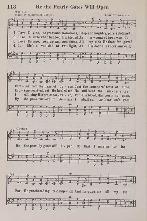 The American Service Hymnal: a collection of the great hymns and gospel songs, new and old, whose melodies and truths will meet the needs of all churches page 116