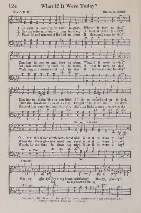 The American Service Hymnal: a collection of the great hymns and gospel songs, new and old, whose melodies and truths will meet the needs of all churches page 122