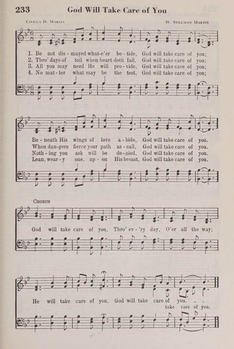 The American Service Hymnal: a collection of the great hymns and gospel songs, new and old, whose melodies and truths will meet the needs of all churches page 231