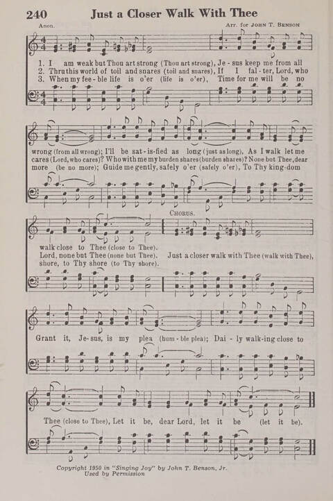The American Service Hymnal: a collection of the great hymns and gospel songs, new and old, whose melodies and truths will meet the needs of all churches page 238