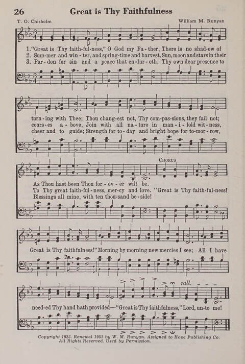 The American Service Hymnal: a collection of the great hymns and gospel songs, new and old, whose melodies and truths will meet the needs of all churches page 24