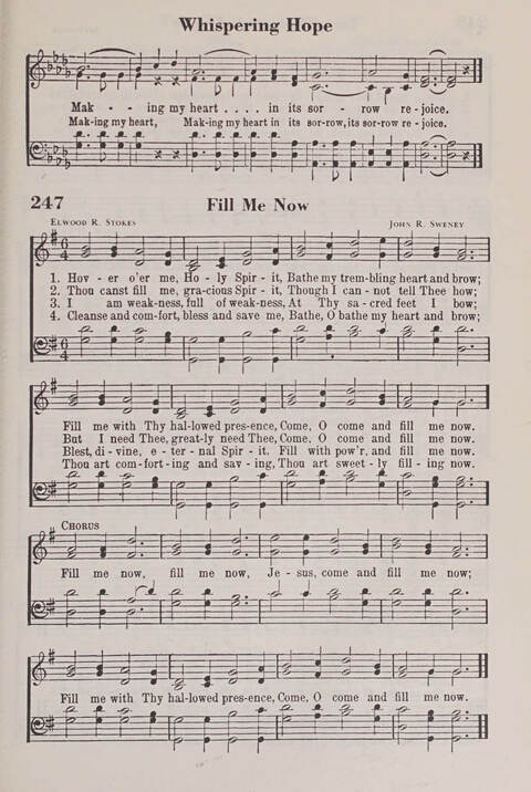 The American Service Hymnal: a collection of the great hymns and gospel songs, new and old, whose melodies and truths will meet the needs of all churches page 245