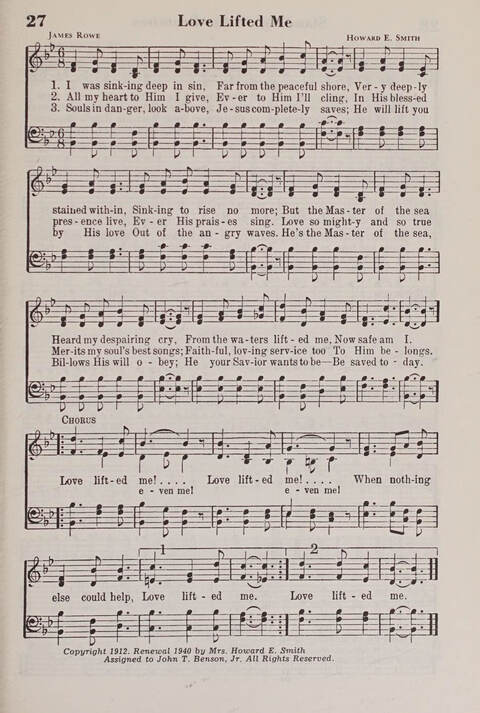 The American Service Hymnal: a collection of the great hymns and gospel songs, new and old, whose melodies and truths will meet the needs of all churches page 25