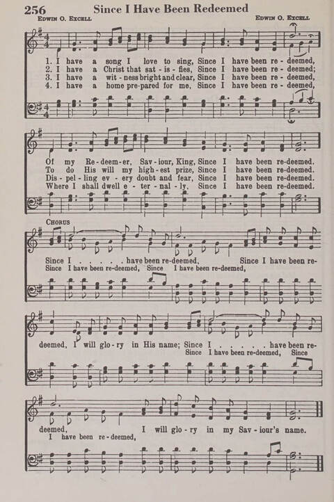 The American Service Hymnal: a collection of the great hymns and gospel songs, new and old, whose melodies and truths will meet the needs of all churches page 254