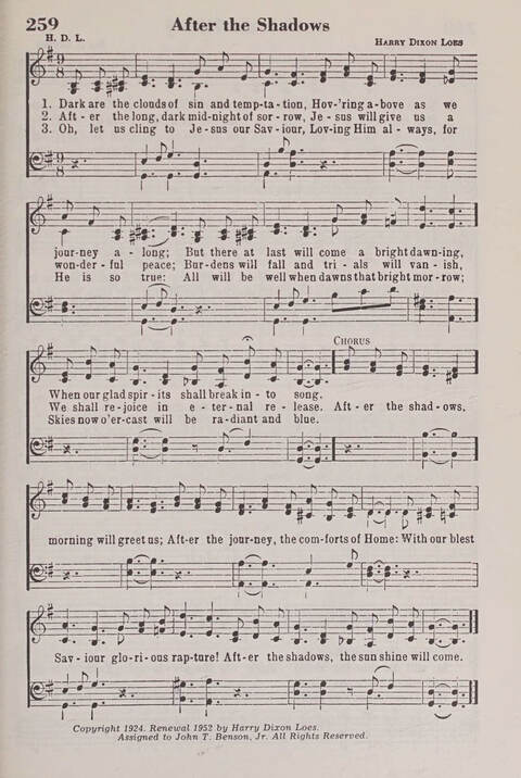 The American Service Hymnal: a collection of the great hymns and gospel songs, new and old, whose melodies and truths will meet the needs of all churches page 257