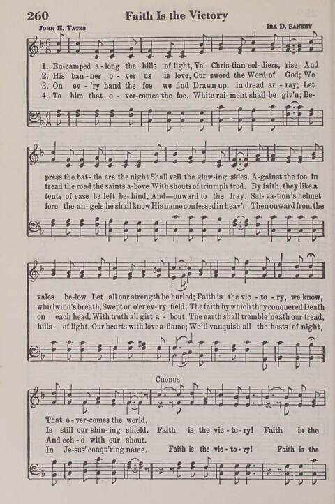 The American Service Hymnal: a collection of the great hymns and gospel songs, new and old, whose melodies and truths will meet the needs of all churches page 258