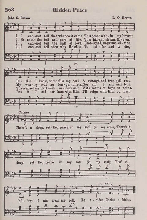 The American Service Hymnal: a collection of the great hymns and gospel songs, new and old, whose melodies and truths will meet the needs of all churches page 261