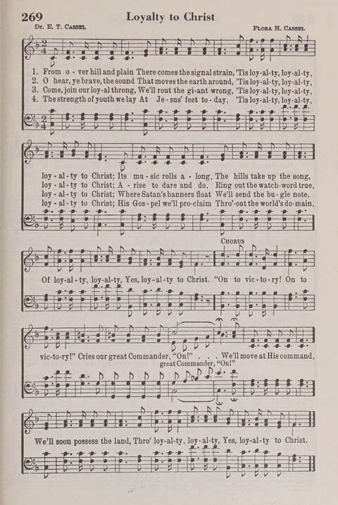 The American Service Hymnal: a collection of the great hymns and gospel songs, new and old, whose melodies and truths will meet the needs of all churches page 267