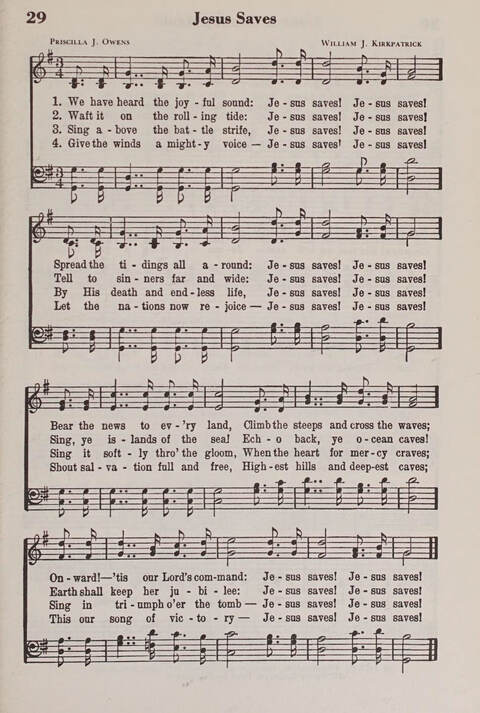 The American Service Hymnal: a collection of the great hymns and gospel songs, new and old, whose melodies and truths will meet the needs of all churches page 27