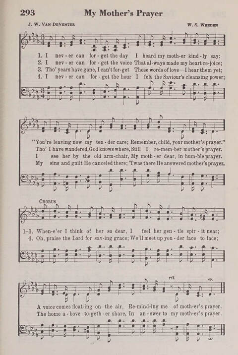 The American Service Hymnal: a collection of the great hymns and gospel songs, new and old, whose melodies and truths will meet the needs of all churches page 299