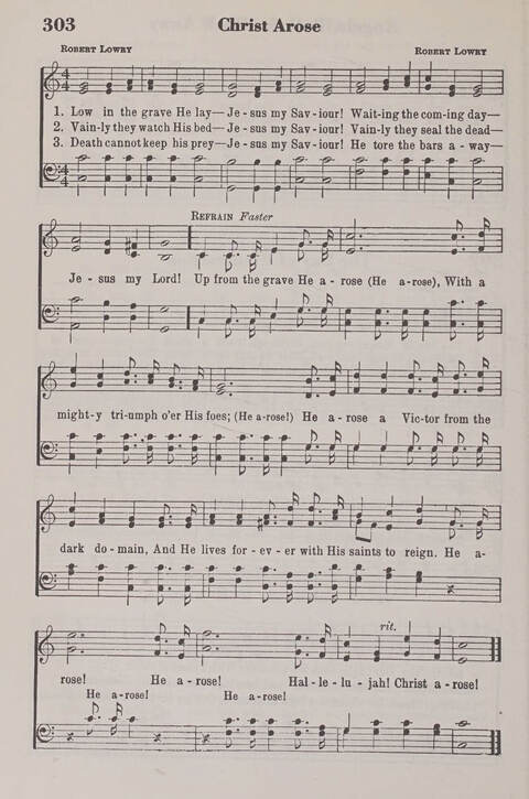 The American Service Hymnal: a collection of the great hymns and gospel songs, new and old, whose melodies and truths will meet the needs of all churches page 308