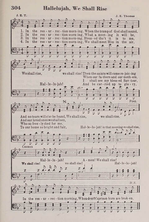 The American Service Hymnal: a collection of the great hymns and gospel songs, new and old, whose melodies and truths will meet the needs of all churches page 309
