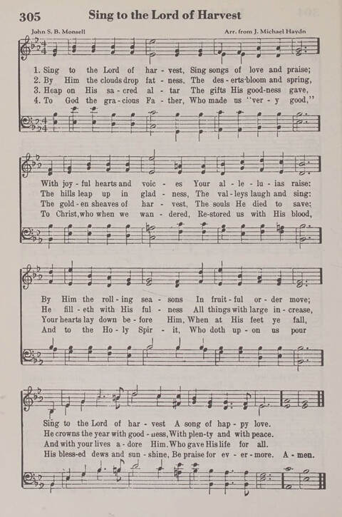 The American Service Hymnal: a collection of the great hymns and gospel songs, new and old, whose melodies and truths will meet the needs of all churches page 310
