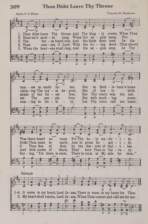 The American Service Hymnal: a collection of the great hymns and gospel songs, new and old, whose melodies and truths will meet the needs of all churches page 314