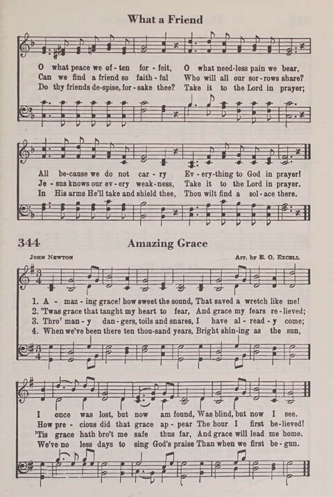 The American Service Hymnal: a collection of the great hymns and gospel songs, new and old, whose melodies and truths will meet the needs of all churches page 341