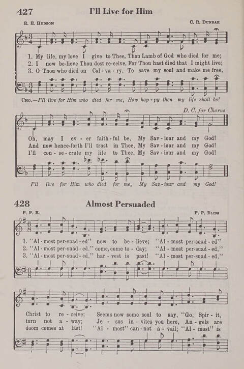 The American Service Hymnal: a collection of the great hymns and gospel songs, new and old, whose melodies and truths will meet the needs of all churches page 400