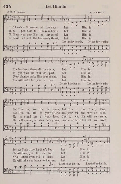 The American Service Hymnal: a collection of the great hymns and gospel songs, new and old, whose melodies and truths will meet the needs of all churches page 407