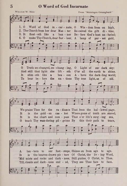 The American Service Hymnal: a collection of the great hymns and gospel songs, new and old, whose melodies and truths will meet the needs of all churches page 5