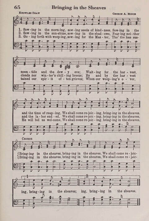 The American Service Hymnal: a collection of the great hymns and gospel songs, new and old, whose melodies and truths will meet the needs of all churches page 63