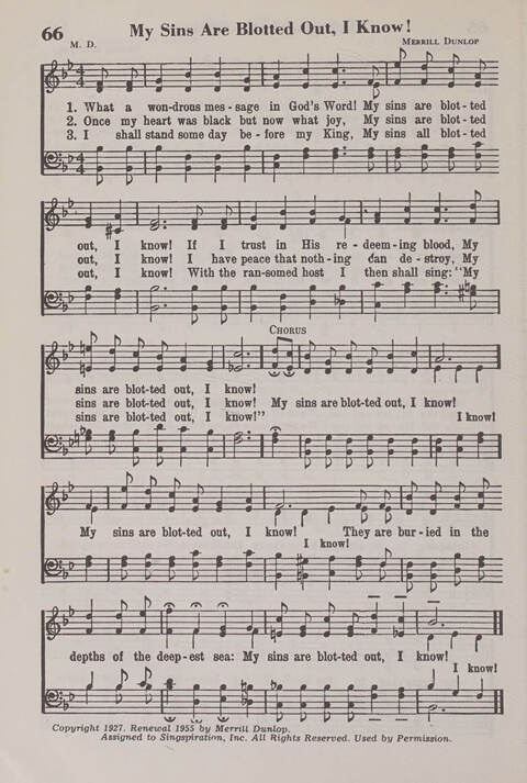 The American Service Hymnal: a collection of the great hymns and gospel songs, new and old, whose melodies and truths will meet the needs of all churches page 64